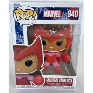 Funko Pop! Vinyl: Marvel - Gingerbread Scarlet Witch Bobble Head #940